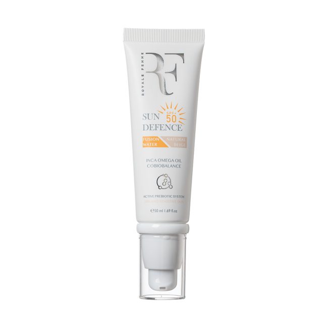 Sun Defense Fusion Water Tinted Natural Beige for Dry Skin RF​