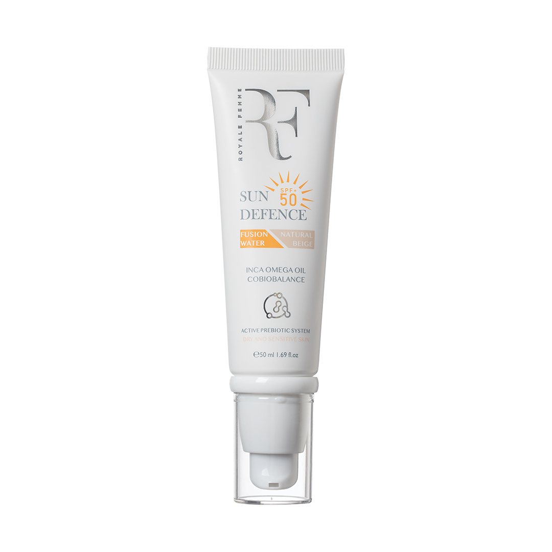 Sun Defense Fusion Water Tinted Natural Beige for Dry Skin RF​